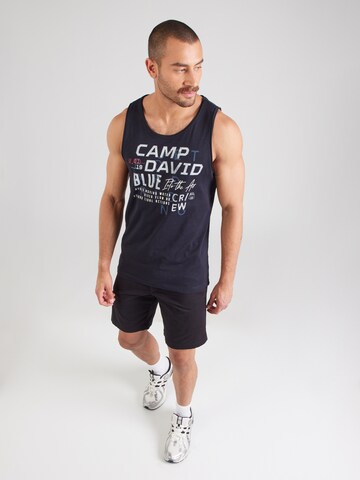 CAMP DAVID Тениска в синьо