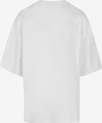 Merchcode Shirt 'Tennis Woman Silhouette' in Wit