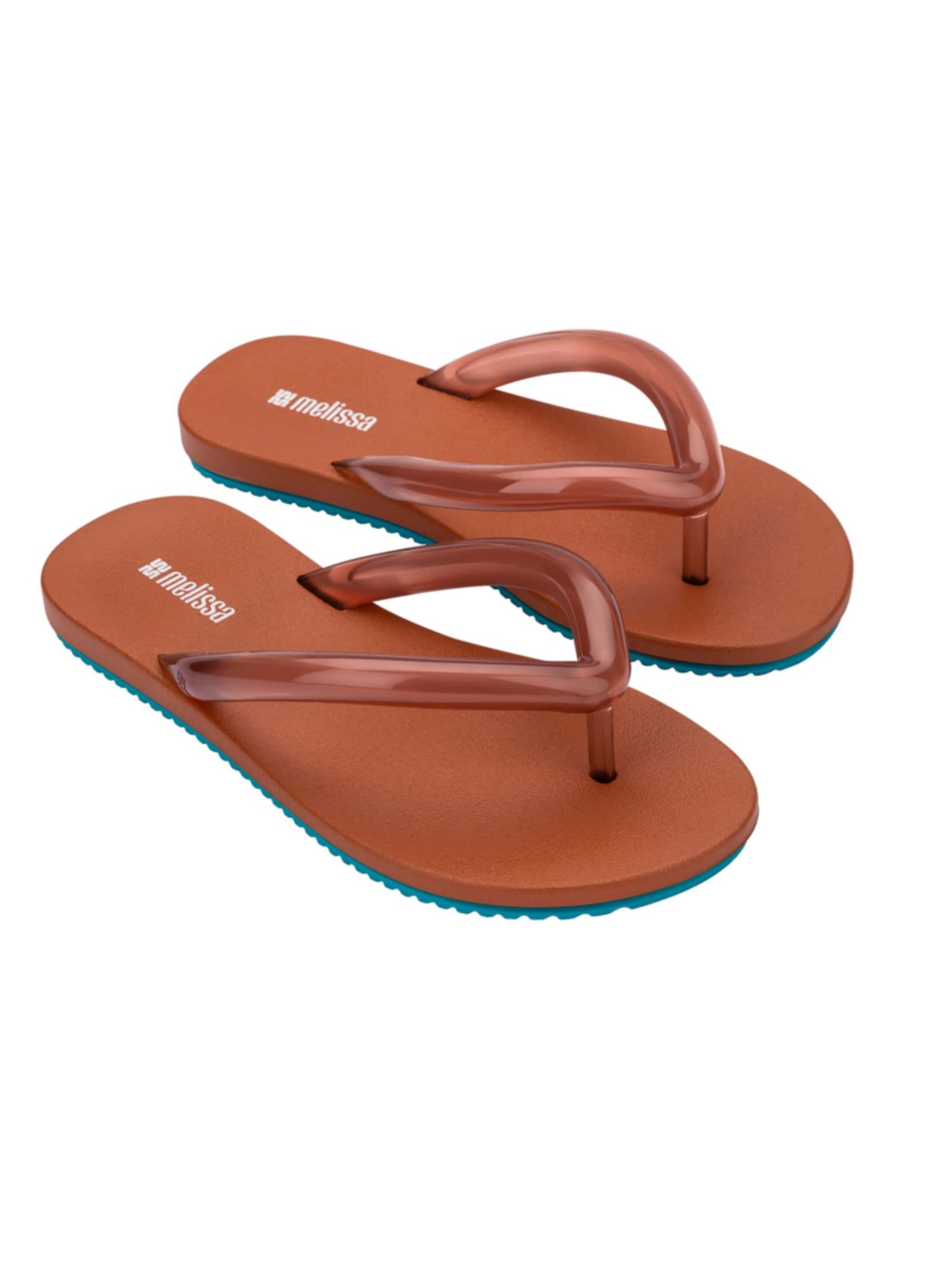 MELISSA Zehentrenner 'Airflow' in Braun