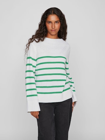 VILA Sweater 'Monti' in Green: front
