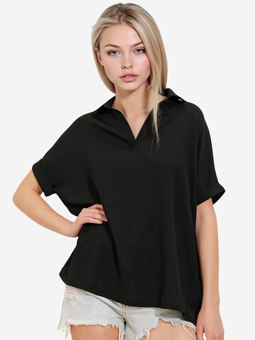 Bigdart Bluse in Schwarz: Vorderseite