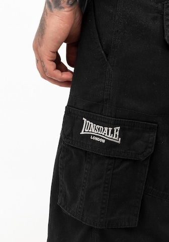 LONSDALE Loosefit Παντελόνι cargo σε μαύρο