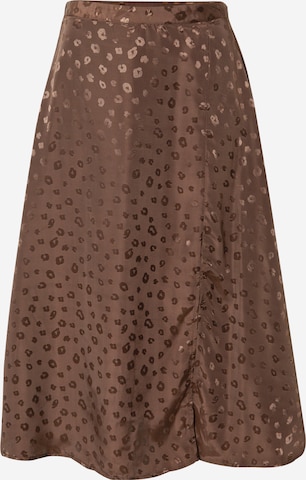 JDY Skirt 'DIFFI' in Brown: front