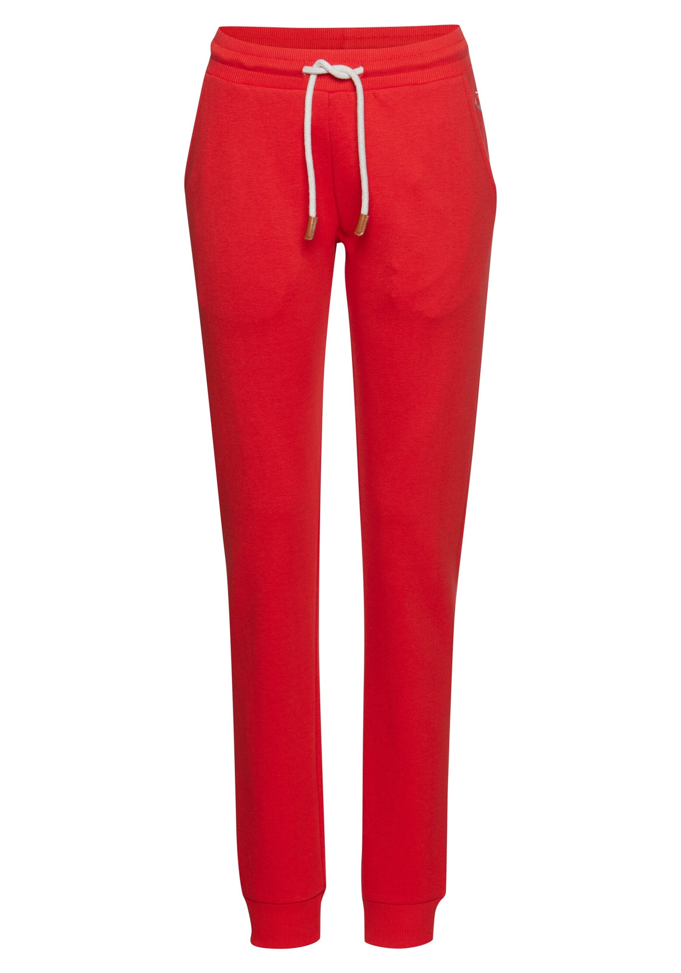 H.I.S Slimfit Kalhoty – červená: přední strana