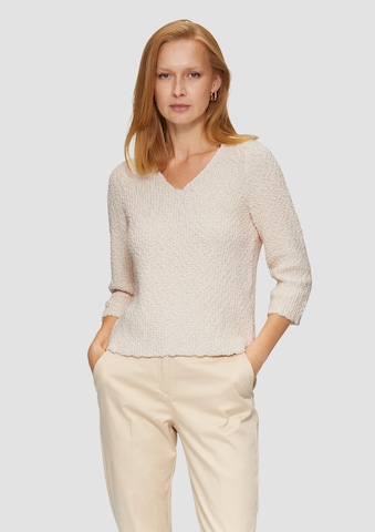 Pull-over s.Oliver BLACK LABEL en beige : devant
