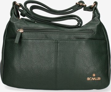 Borsa a spalla 'Borsa a Tracolla Donna Ecopelle con Zip e Tasche Multiple - B Cavalli' di B. Cavalli in verde: frontale