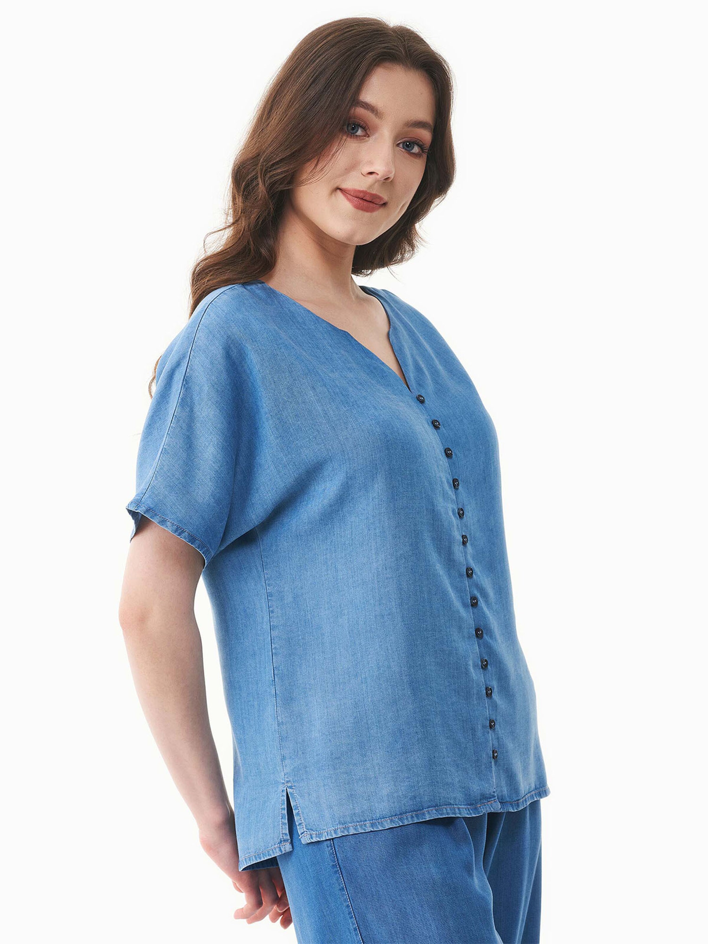 Organication Blouse in Blue