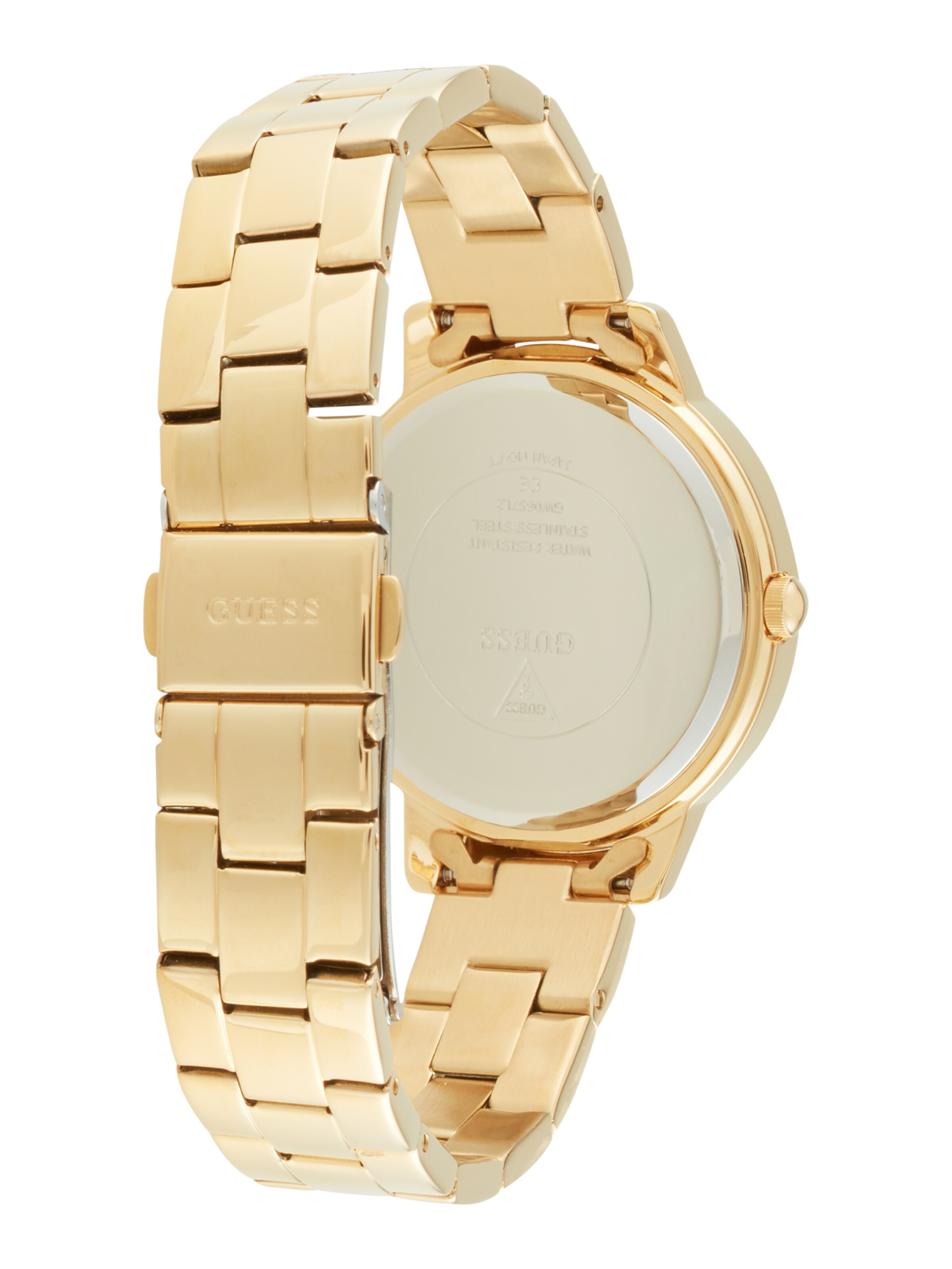 GUESS Uhr 'Three Of Hearts' in Gold