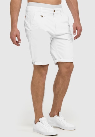 INDICODE JEANS Regular Shorts 'Cuba' in Weiß