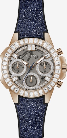 GUESS Analoog horloge 'Bombshell' in Blauw: voorkant