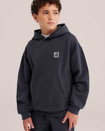 Pull-over WE Fashion en gris : devant
