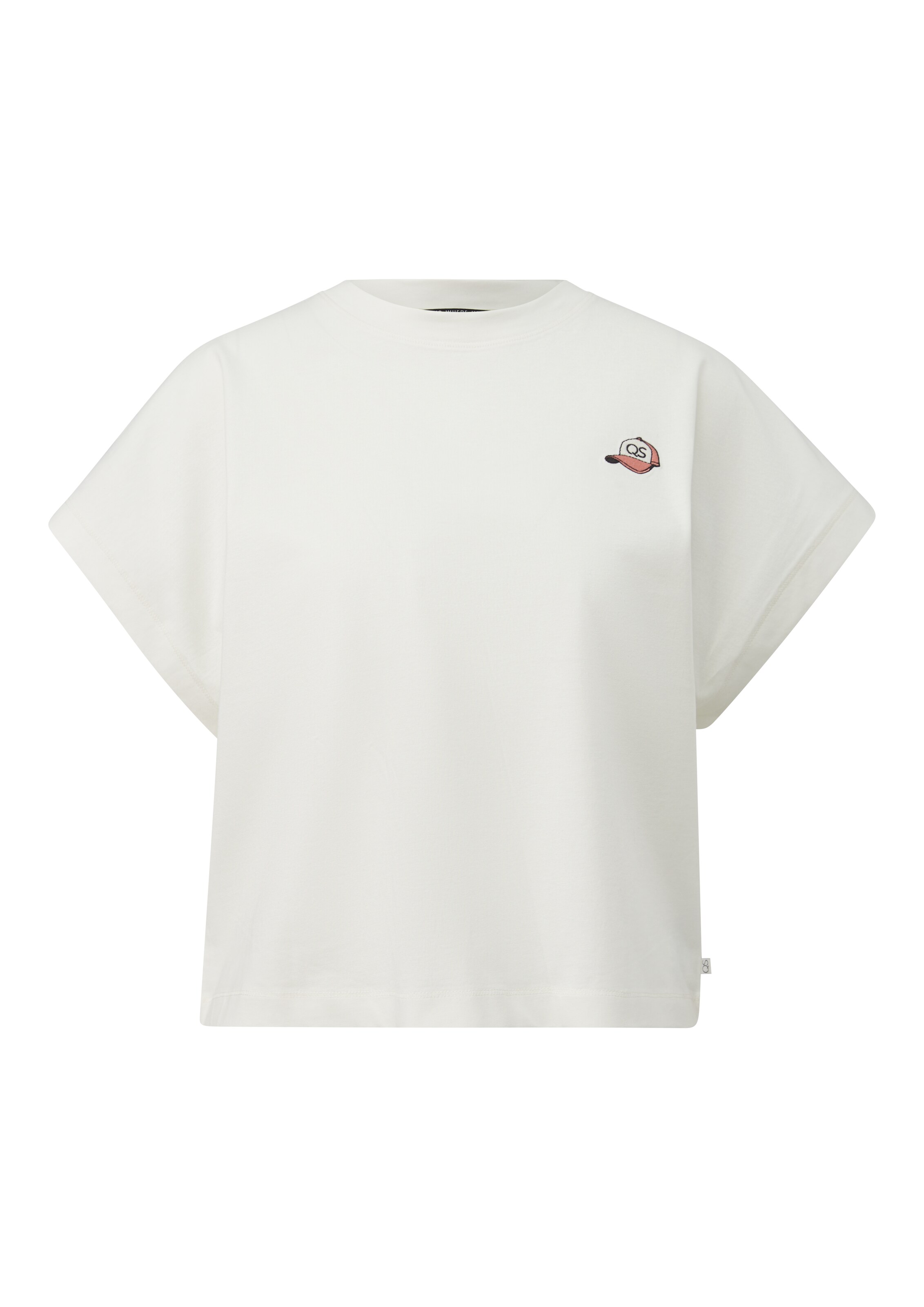 QS T-Shirt in Beige: Vorderseite