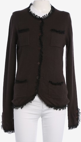 Allude Pullover / Strickjacke S in Braun: Vorderseite