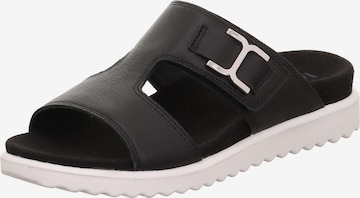 Legero Pantolette 'Move' in Schwarz: Vorderseite