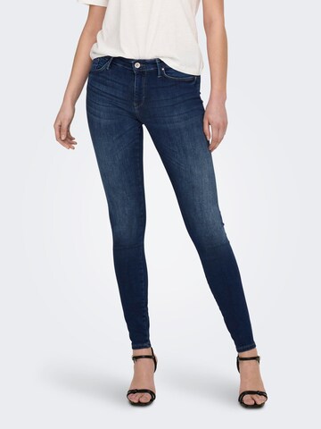 ONLY Skinny Jeans i blå: framsida