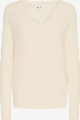 ICHI Shirt 'ICHBoston' in Beige: Vorderseite