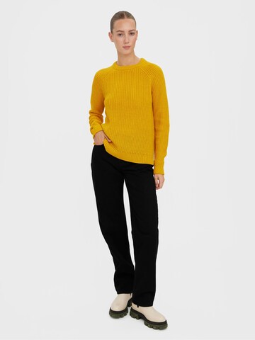 VERO MODA Sweter 'Lea' w kolorze żółty