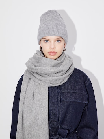 LeGer Premium Beanie 'Godela' in Grey: front