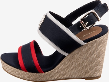 TOMMY HILFIGER Sandal i blå