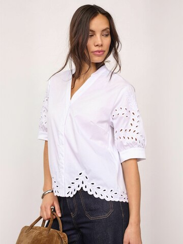 co'couture Top ' PoppyCC ' in White: front