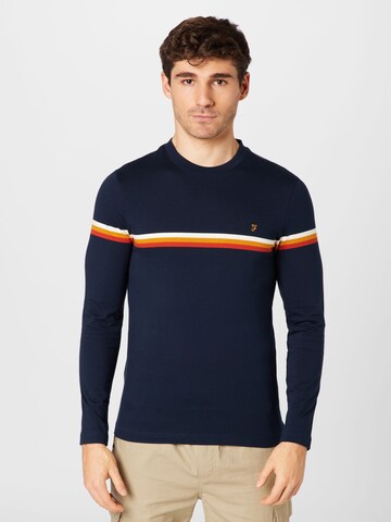 FARAH Shirt 'RUSSI' in Blue: front