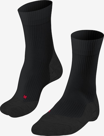 FALKE Athletic Socks 'TE4' in Black: front