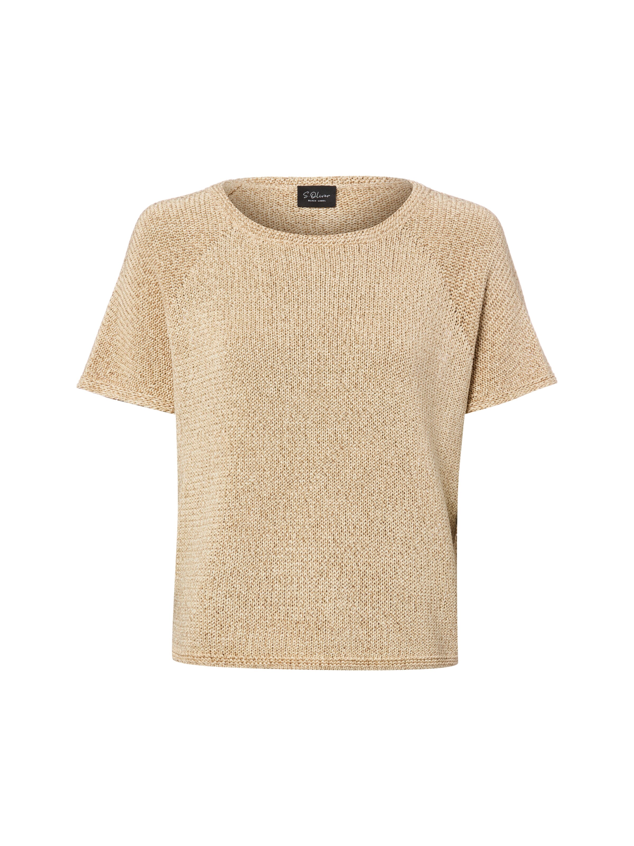 Pull-over s.Oliver BLACK LABEL en beige : devant