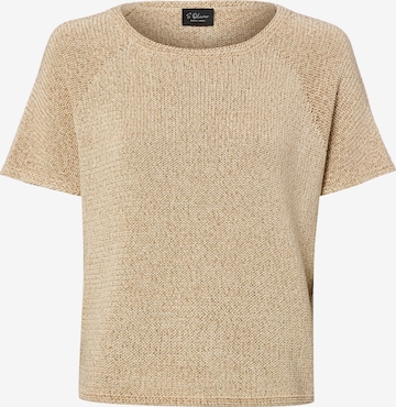 Pull-over s.Oliver BLACK LABEL en beige : devant