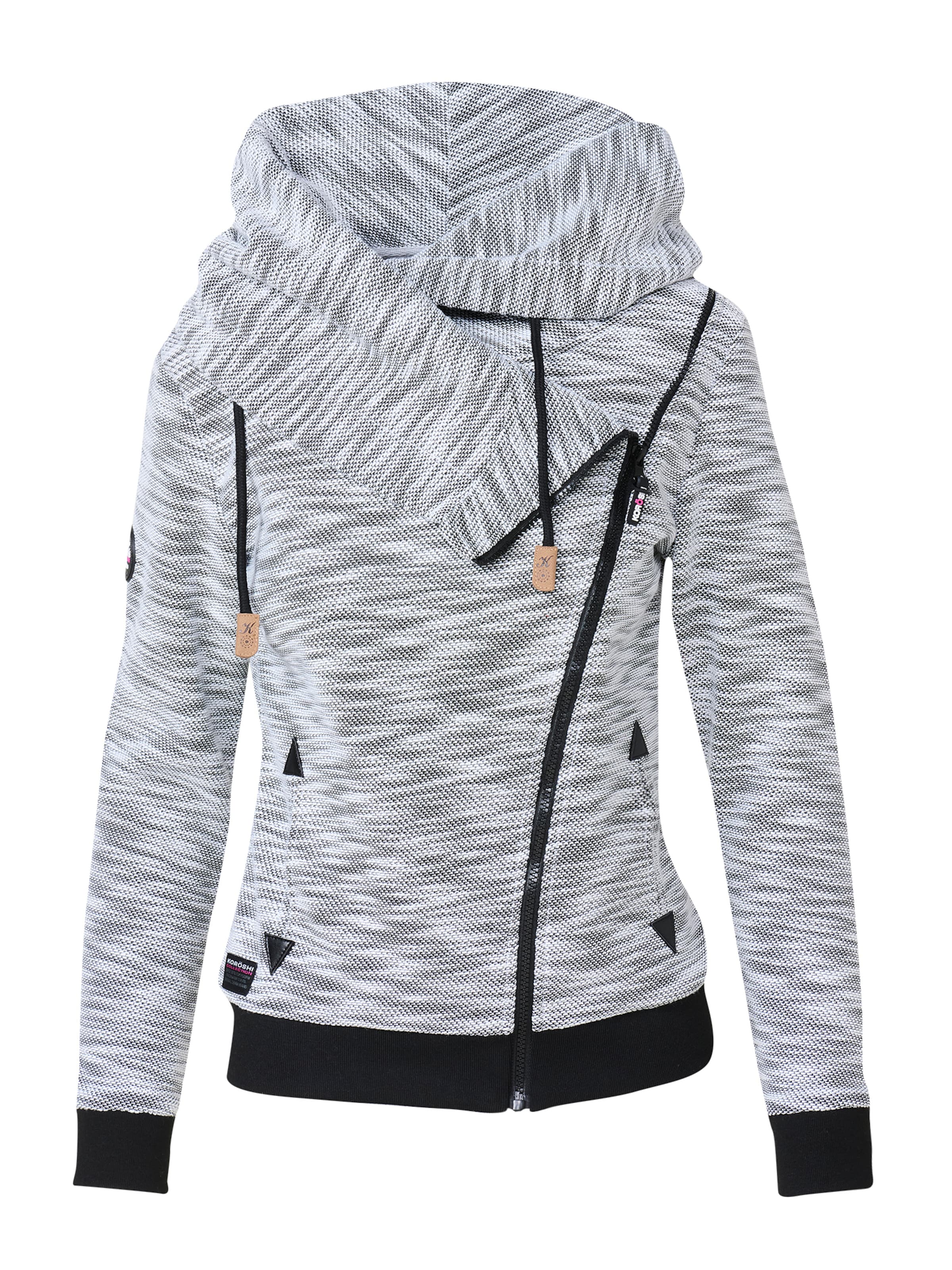 KOROSHI Sweatshirt in Weiß: Vorderseite