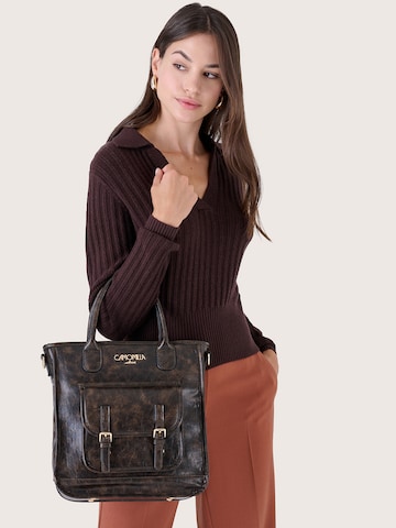 Sac bandoulière Camomilla Italia en marron : devant