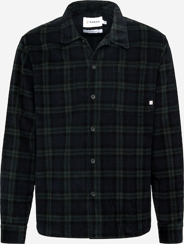 FARAH Regular fit Button Up Shirt 'CLAUDE' in Green: front