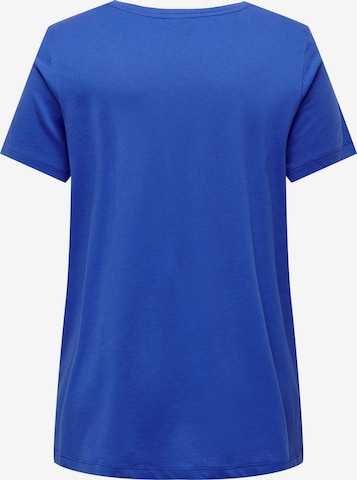 ONLY Carmakoma T-Shirt 'Bonnie Life' in Blau