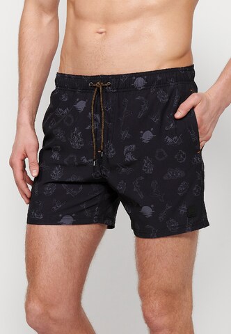 KOROSHI Board Shorts in Grey: front