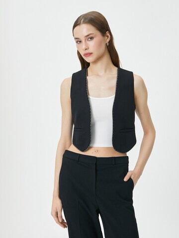 Koton Gilet in Zwart: voorkant