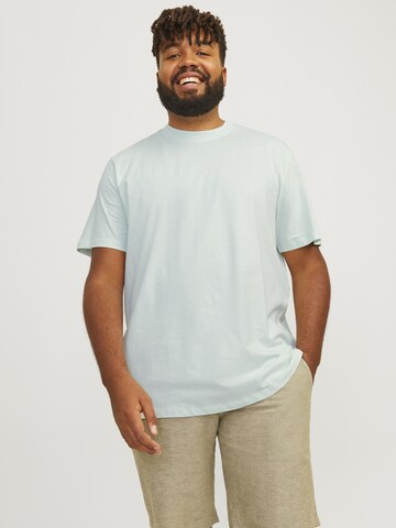 Jack & Jones Plus T-shirt 'JJEBradley' i blå: framsida