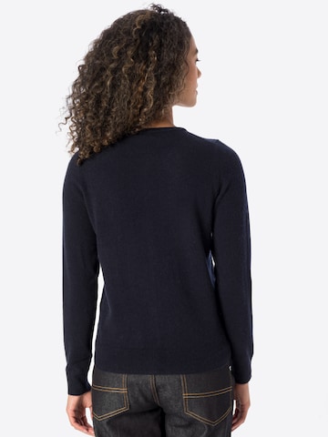 REPEAT Cashmere Gebreid vest in Blauw