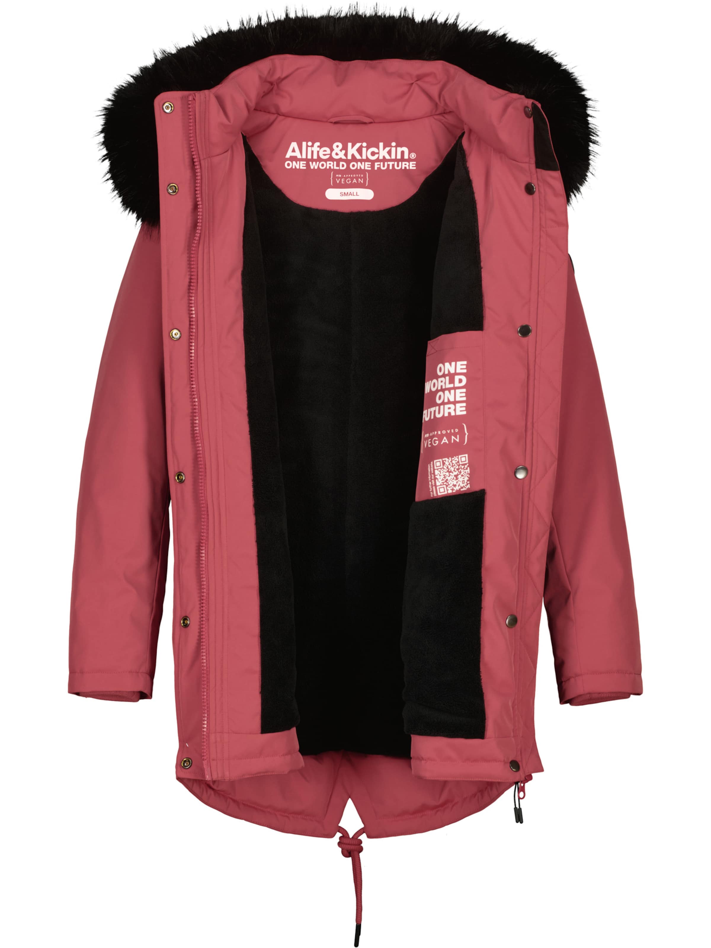alife & kickin Winter Parka 'KierseyAK A' in Red