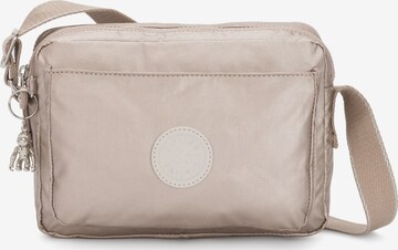 KIPLING Axelremsväska 'Abanu' i silver: framsida