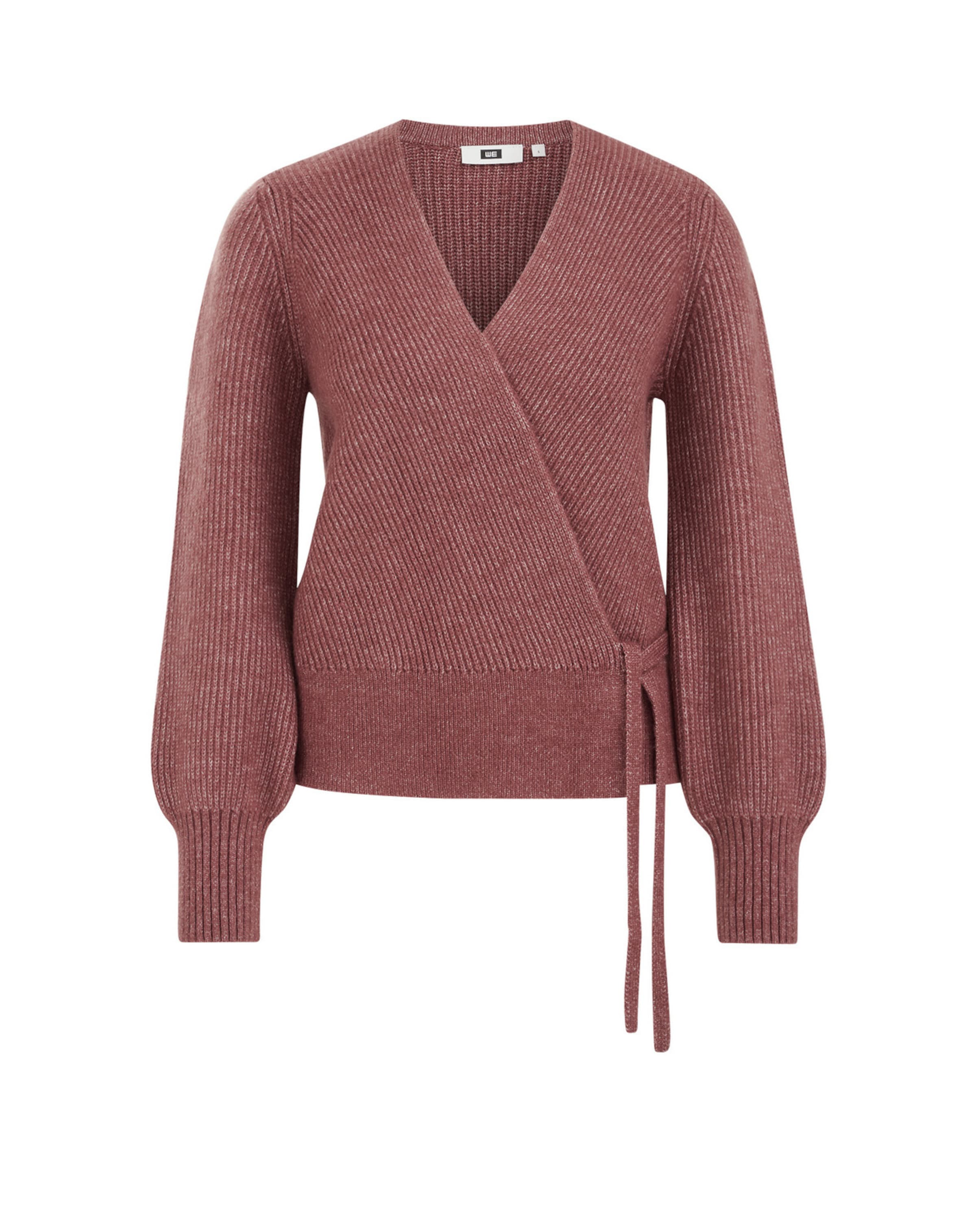 WE Fashion Gebreid vest in Roze: voorkant