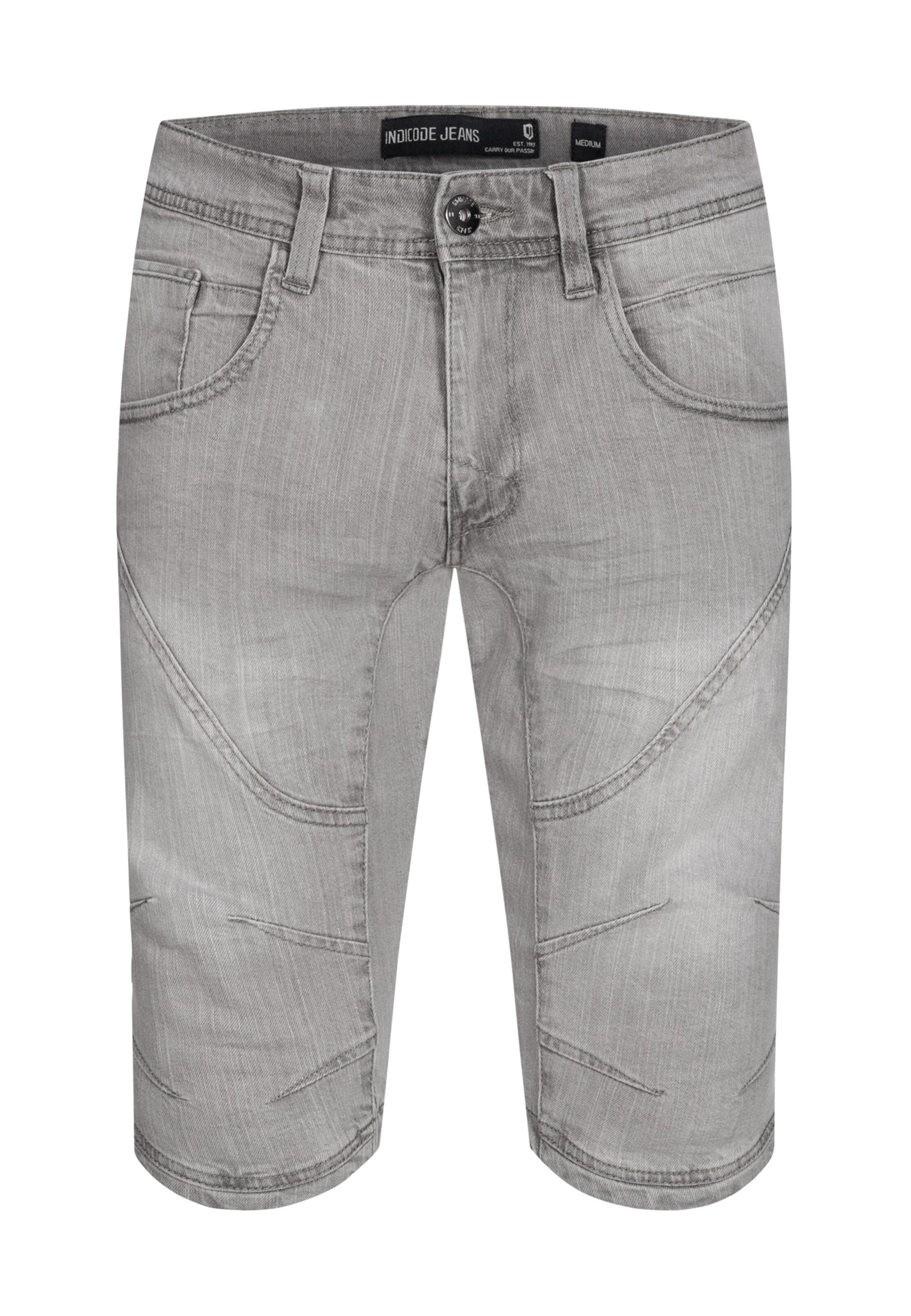 INDICODE JEANS Jeans 'Leon' in Grey: front