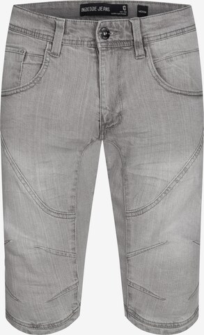 INDICODE JEANS Regular Jeans 'Leon' in Grijs: voorkant