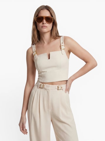 Hoermanseder Top 'Bora' in Beige: voorkant