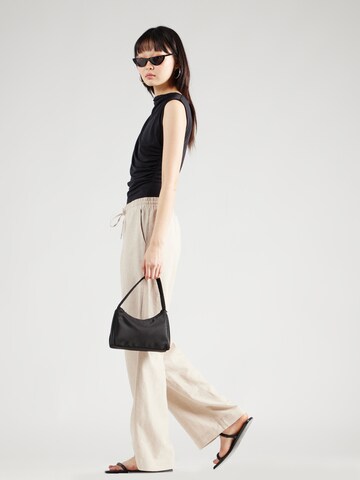Freequent Wide leg Trousers 'LAVA' in Beige