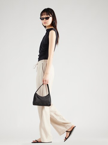 Wide Leg Pantalon 'LAVA' Freequent en beige