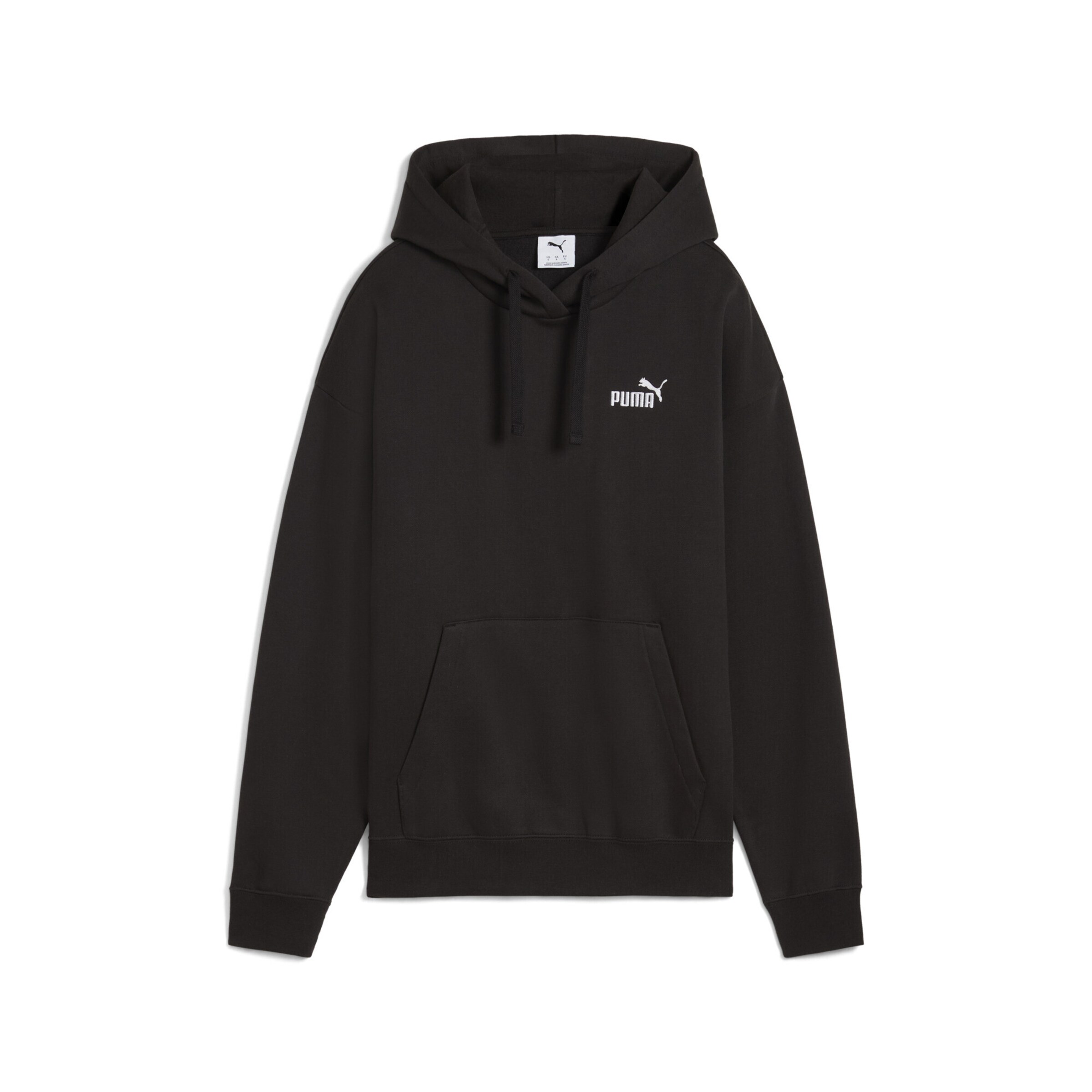PUMA Sweatshirt 'Essentials' in Zwart: voorkant