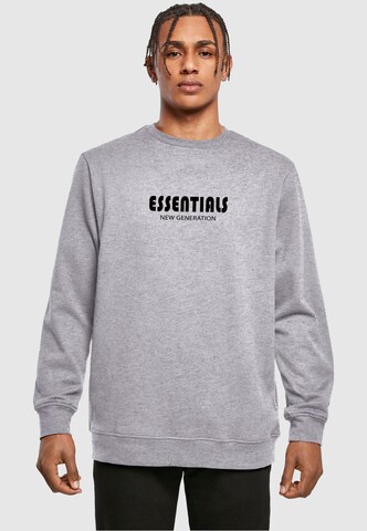 Merchcode Sweatshirt 'Essentials New Generation' in Grau: predná strana