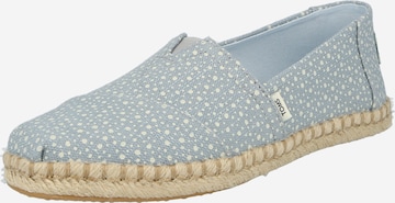 Espadrilles 'ALPARGATA ROPE' TOMS en bleu : devant