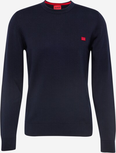 HUGO Sweater 'San Cassius-C1' in Dark blue / Red, Item view