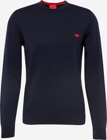 Pull-over 'San Cassius-C1' HUGO Red en bleu : devant