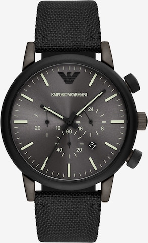 ARMANI Analog Watch in Black: front
